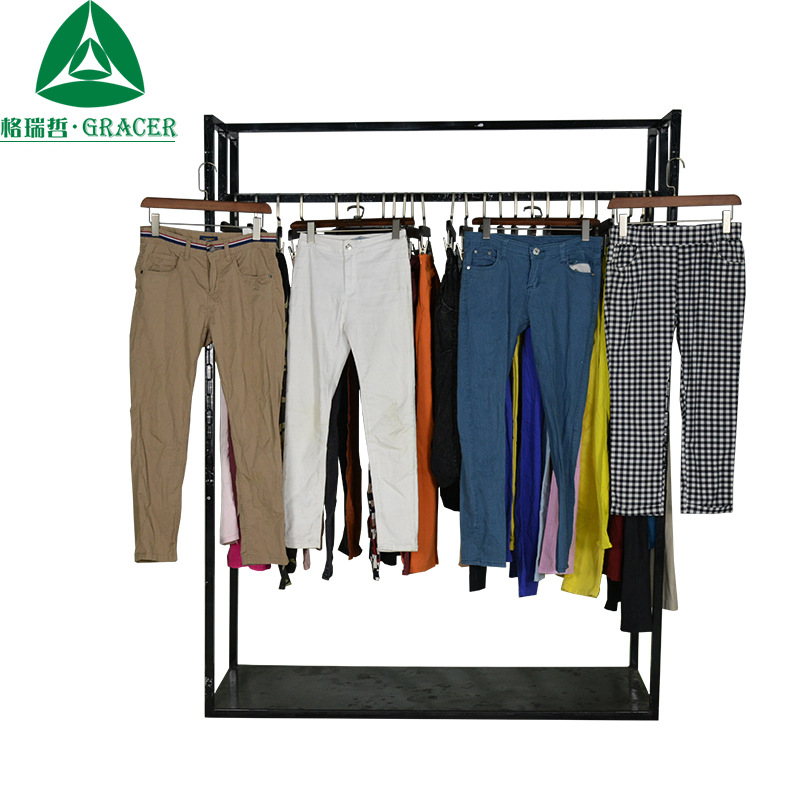 摆地摊二手哈伦裤女宽松韩版九分裤百搭萝卜裤学生休闲裤整柜混批