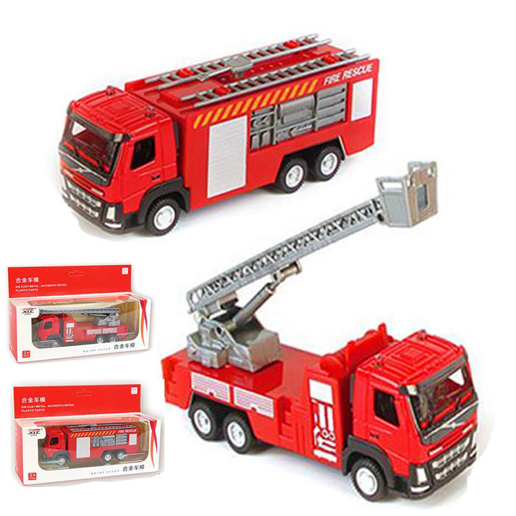 Large children's alloy toy car 1;50 metal sliding ladder fire truck sprinkler toy model hot sale Large children's alloy toy car 1;50 metal sliding ladder fire truck sprinkler toy model hot sale
