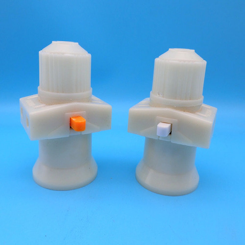 Latex rubber wood plastic double-split fire e27 lamp holder with two-hole switch conversion screw copper clamp copper ring lamp holder