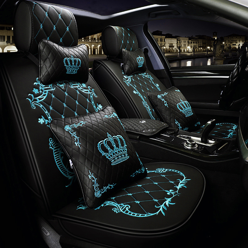 Seat cushion, seat cover: Huángguān Seasons Five Seats - blue