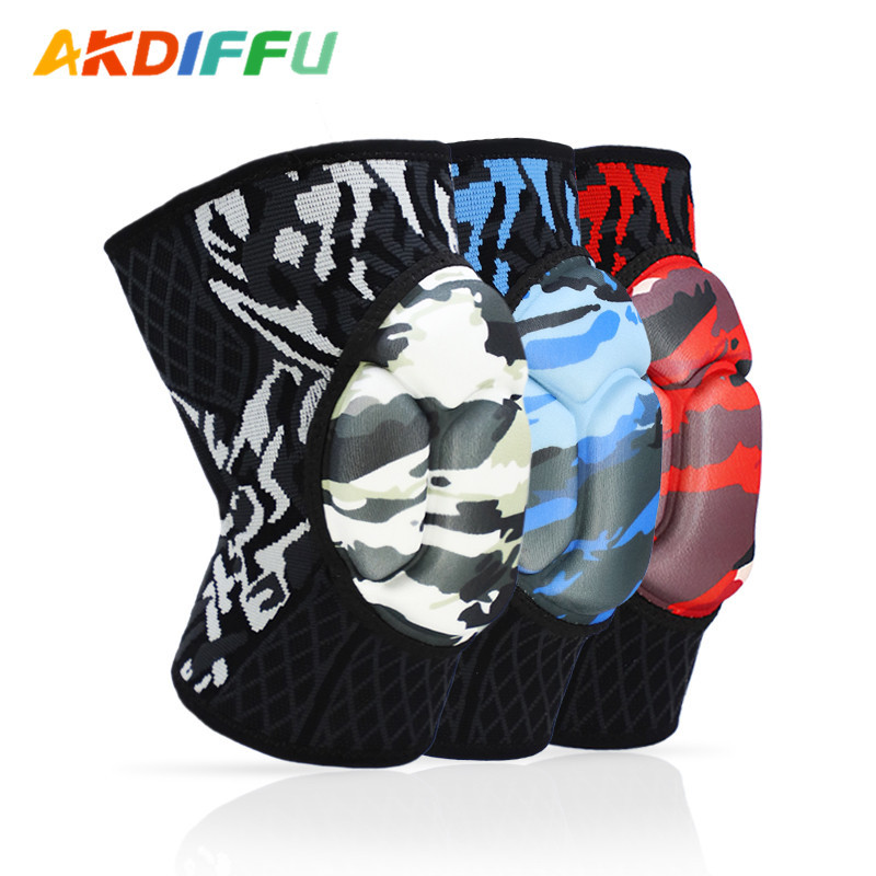 Fábrica al por mayor nueva delgada transpirable engrosada EVA esponja rótula voleibol anti-colisión rótula cubierta danza rodilla