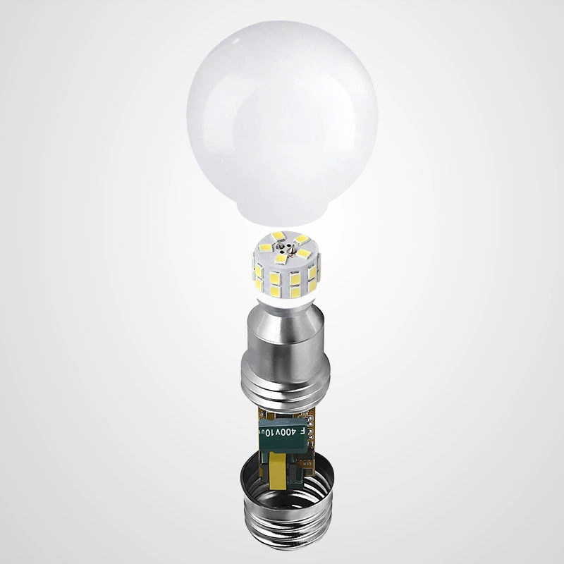 Маленький шарик пузырь G45 тёплый свет LED 5W круглый 360 градусов яркость настольная лампа E27 магический боб молекулярный источник света защита глаз