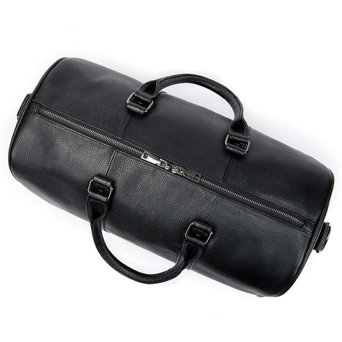 Cross-border goods source cowhide casual portable travel bag with independent shoe position shoulder crossbody bag luggage bag 8706