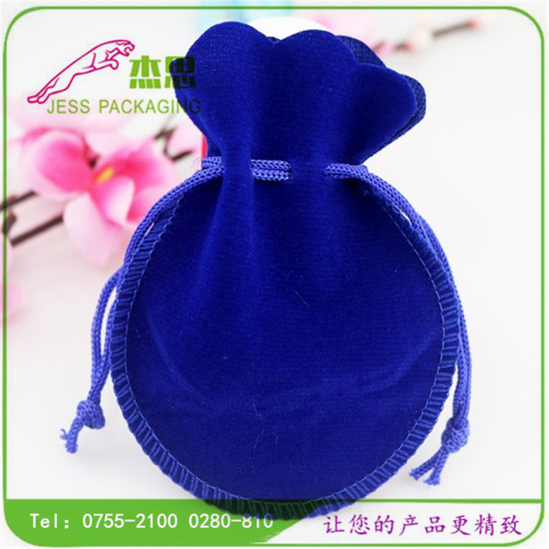 设计新款绒布珠宝首饰礼品收纳包佛珠手镯手串玉器文玩束口袋量大