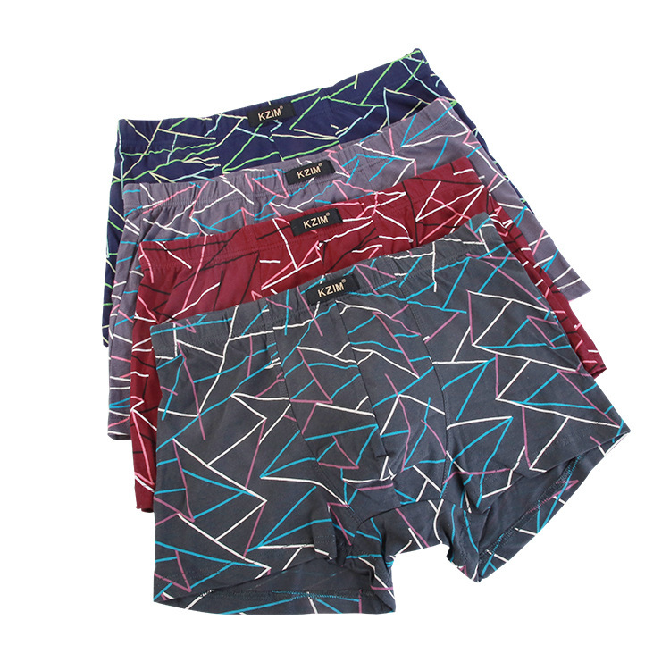 Clearance Sale New Fashion Mid-Waist Men's Boxer Briefs Printed Boxer Shorts Men's Underwear Youth Trendy Underwear