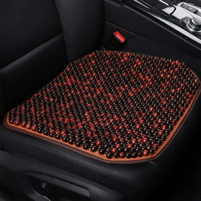 Оптовая продажа SZM деревянные бусины маленькие три части Автомобильная подушка квадратная подушка новый высококачественный чехол для подушки сиденья внутренние принадлежности