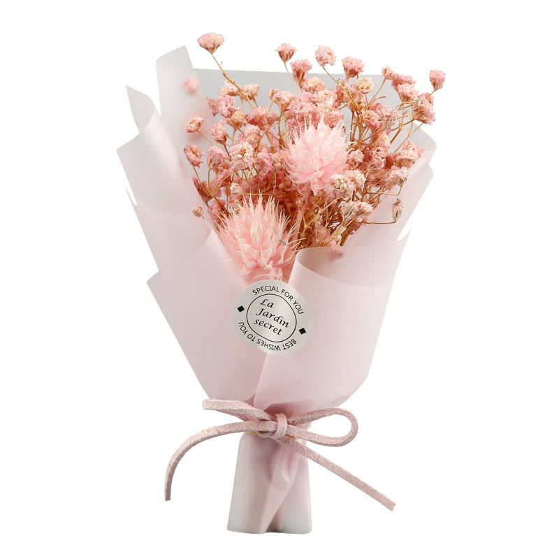 Мини- bouquet засушенных цветов (Манфанг Тин) в подарочной коробке из ПВХ, 85×45×145 мм, дом и подарок