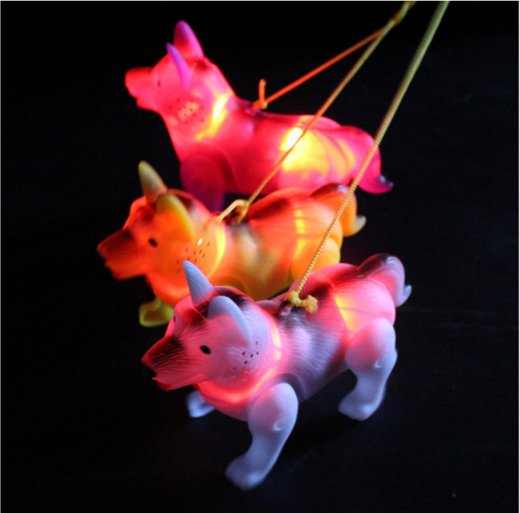 New children's toy wolf dog walking will sing electric rope dog…