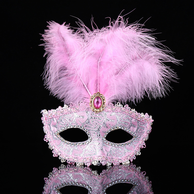 Factory direct Halloween eye mask masquerade party leather feather adult mask Christmas performance supplies Factory direct Halloween eye mask masquerade party leather feather adult mask Christmas performance supplies