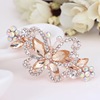 Small crystal, hairgrip, accessory, Korean style, wholesale