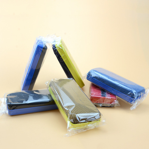 Easy to wipe without leaving traces large board eraser office supplies magnetic velvet striped whiteboard eraser teaching learning graffiti eraser