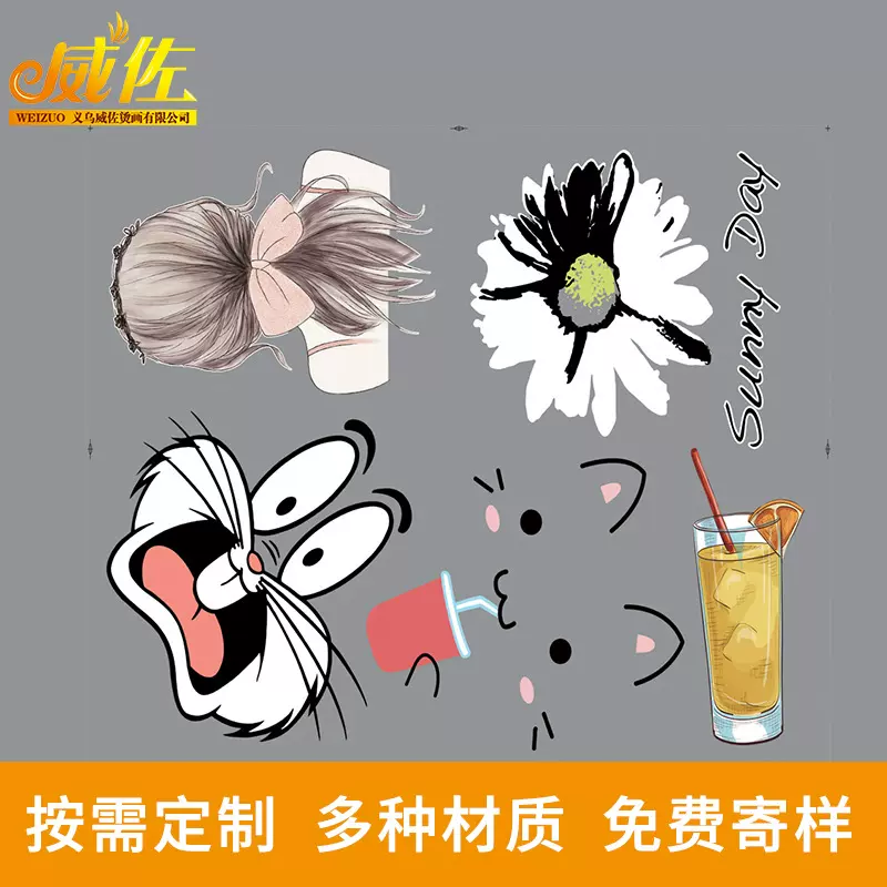 厂家海贼王烫画定做服装平面热转印胶印烫画现货加工情侣烫图贴