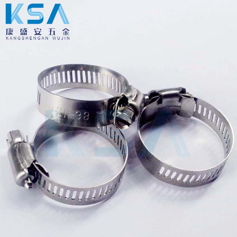 供应201不锈钢卡箍21-38不锈钢美式喉箍 不锈钢抱箍 管夹