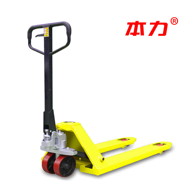 【手动叉车】浙江密封3吨DBA一体铸造泵搬运车地牛高承载尼龙轮