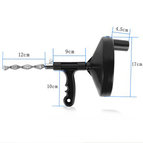 Sewer clearing tool, hand toilet dredge, household pipe cleaning artifact, kitchen toilet clearing blockage