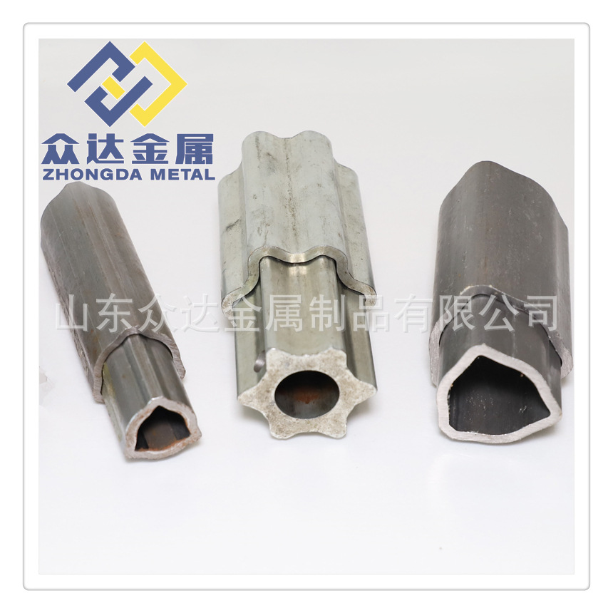 柠檬管 水泥砂浆搅拌机用三角管 无缝三角钢管  传动轴用异型钢管