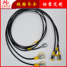 液压表测压软管线总成 HF测压软管 压力表测试高压油管接头可定做