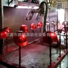 沈阳附近源头厂家 户外盔自动喷漆机 工程帽小型喷涂设备 喷油机