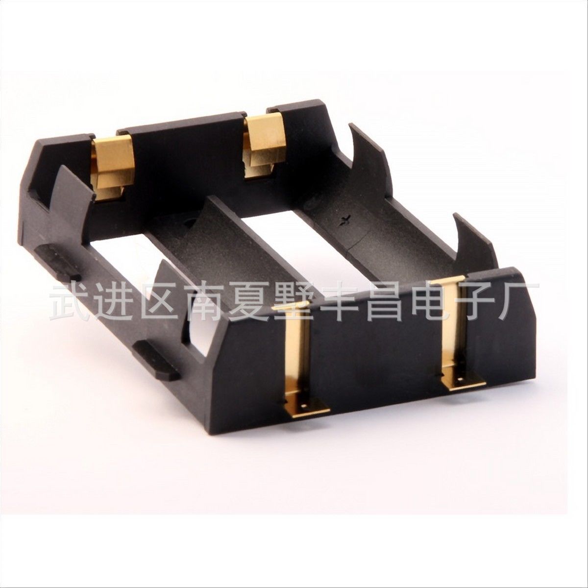 SMD 26650电池盒双节SMT贴片 两节26650贴片电池座镀金