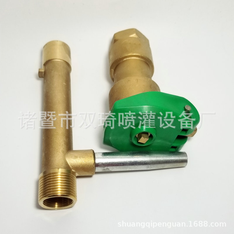 铜取水阀1寸内丝 铜锁扣取水器 加厚防盗铜取水栓方便体龙头DN25