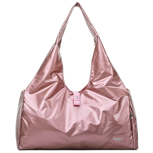 Trendy Yoga Fitness Bag Solid Color Large Capacity Wear-Resistant and Burden-Reducing Portable Travel Bag Luggage Bag Travel Bag