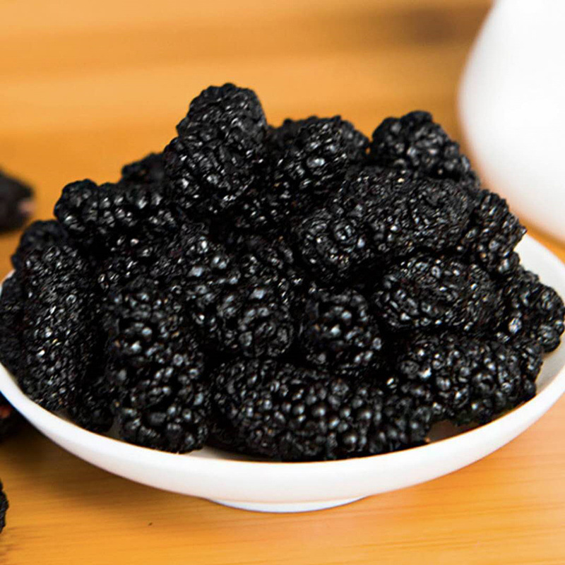 批发25年新货大颗粒新疆桑葚 桑葚干 黑桑葚 无沙 黑甚子