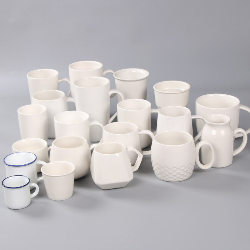 Taza de cerámica blanca taza de agua patrón personalizado taza de boda impresión taza de café taza personalizada Impresión logotipo