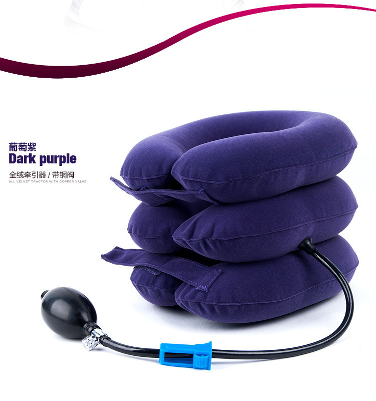 Tracción de columna cervical neumática para el hogar nuevo protector cervical para la corrección del cuello, soporte cervical para restablecer el cuello, bolsas de cuello ricas