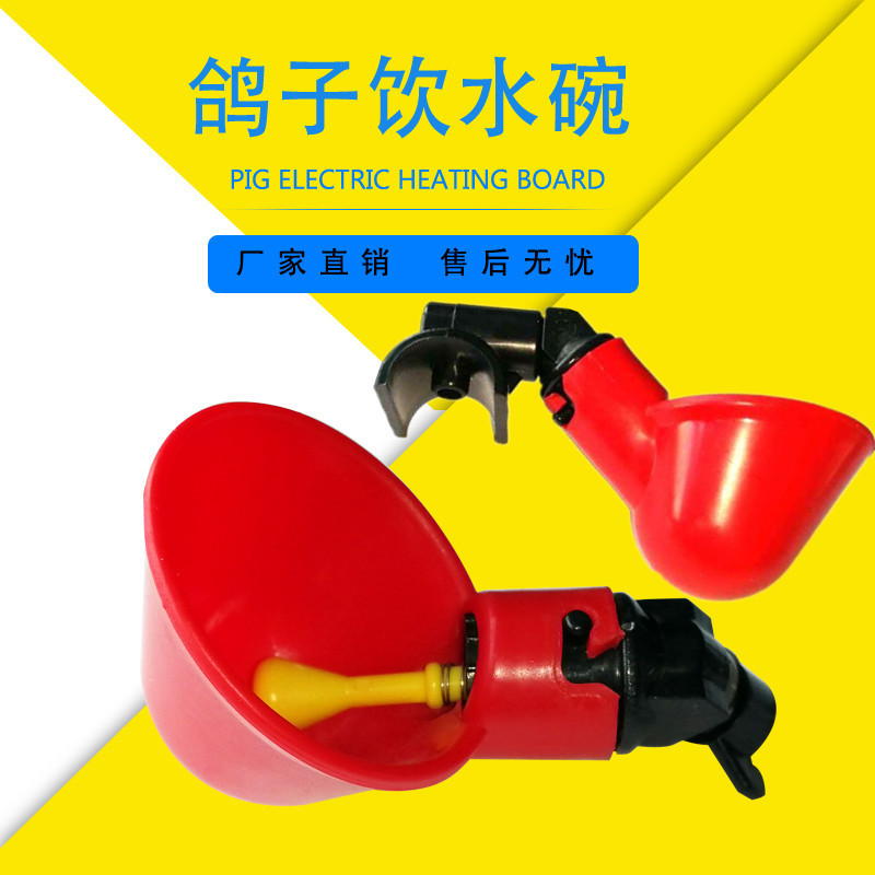 加厚鸽子饮水器自动饮水 饮水碗 水杯 鸟用水槽鸽子用品出口品质