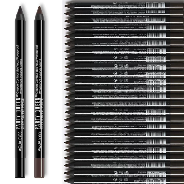 PartyQueen smoked eye makeup waterproof eyeliner glue pen makeup brown eyeliner pen wholesale