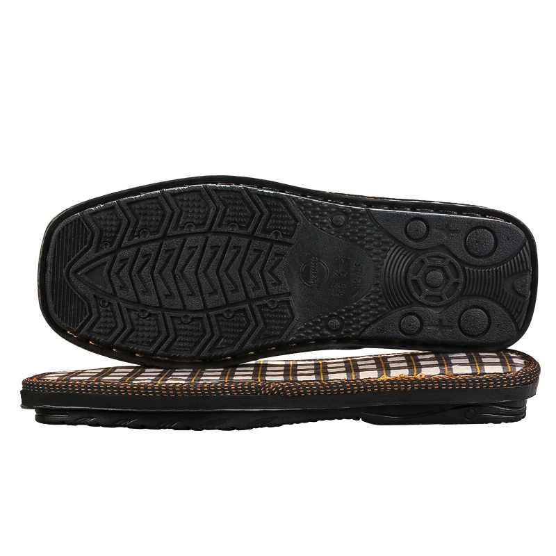 Подошва Ruziniu, оптовая продажа, фабричная, хлопковая тапочка ручной работы, нескользящая, износостойкая, нижняя часть, мужская, дутая, шелковая поверхность