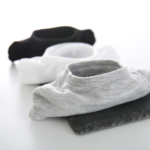 Summer men's socks men's socks cotton socks shallow mouth silicone non-slip invisible boat socks polycotton socks wholesale