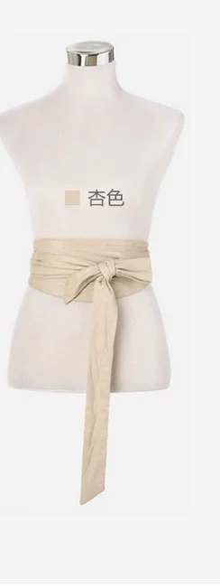 (Cross-border trading), velvet retro universal waist belt with bow