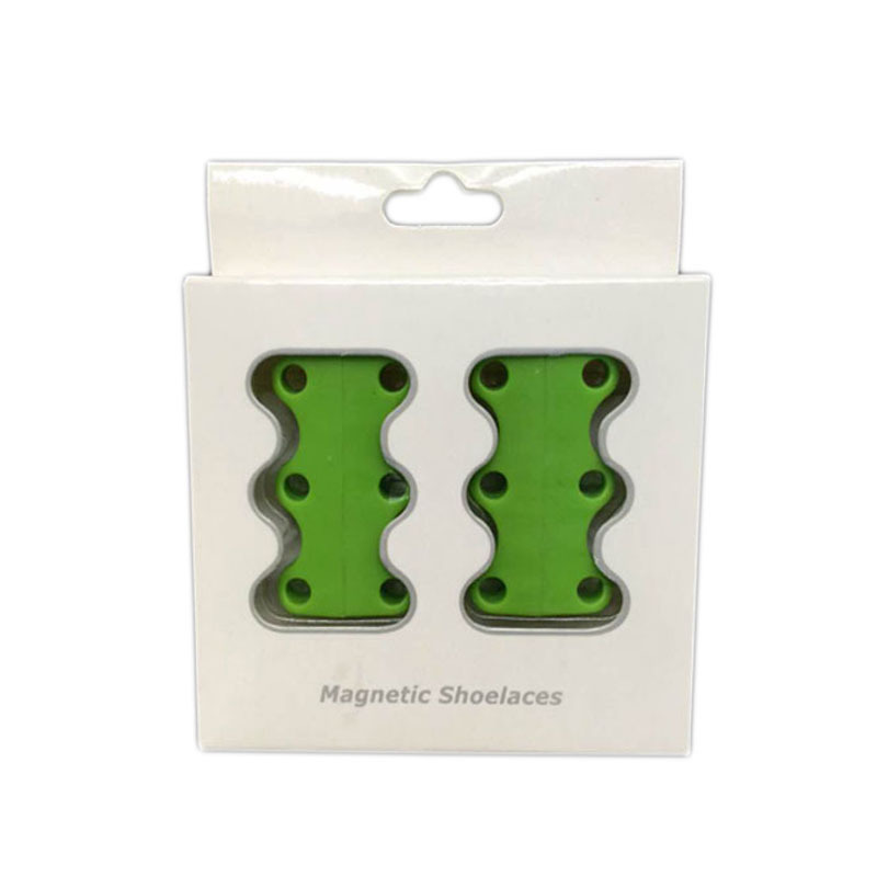 Magnetic shoelace buckle