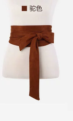 (Cross-border trading), velvet retro universal waist belt with bow
