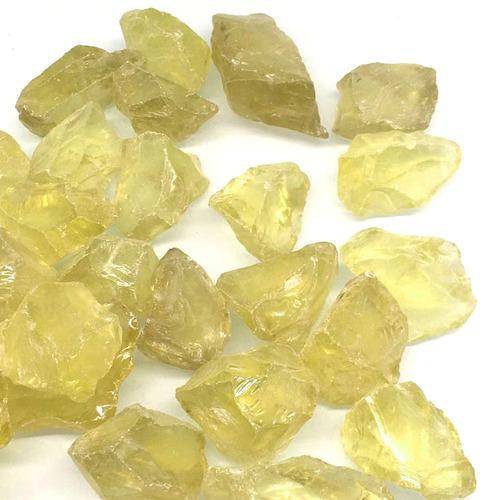Wholesale natural citrine rough stone, mineral crystal lemon yellow aromatherapy diffuser, decorative natural citrine gravel