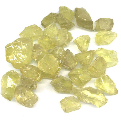 Wholesale natural citrine rough stone, mineral crystal lemon yellow aromatherapy diffuser, decorative natural citrine gravel