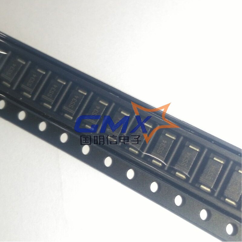 SS34 SMA(DO-214AC) 3A/40V 贴片肖特基二极管原装晶导微