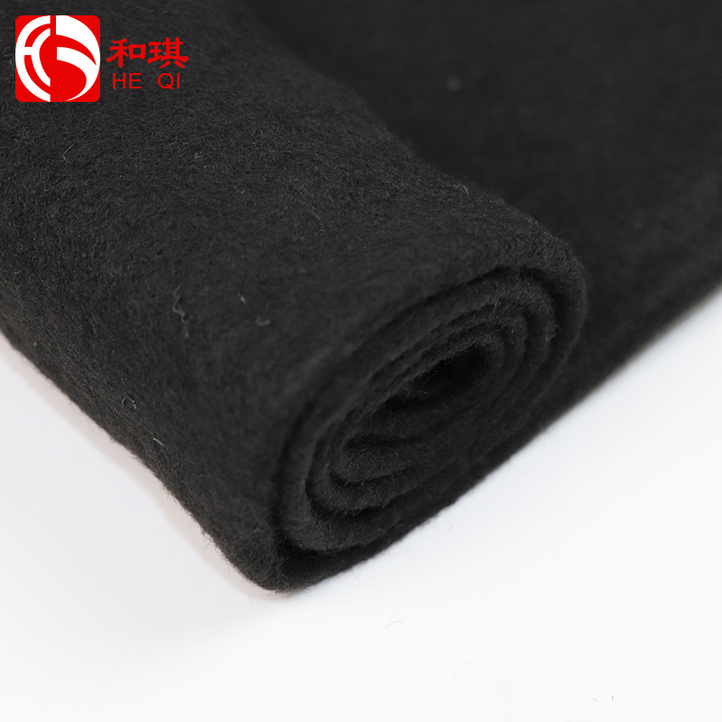 厂家供应弹性涤纶纤维针刺无纺布 耐高温阻燃服装用复合针刺棉