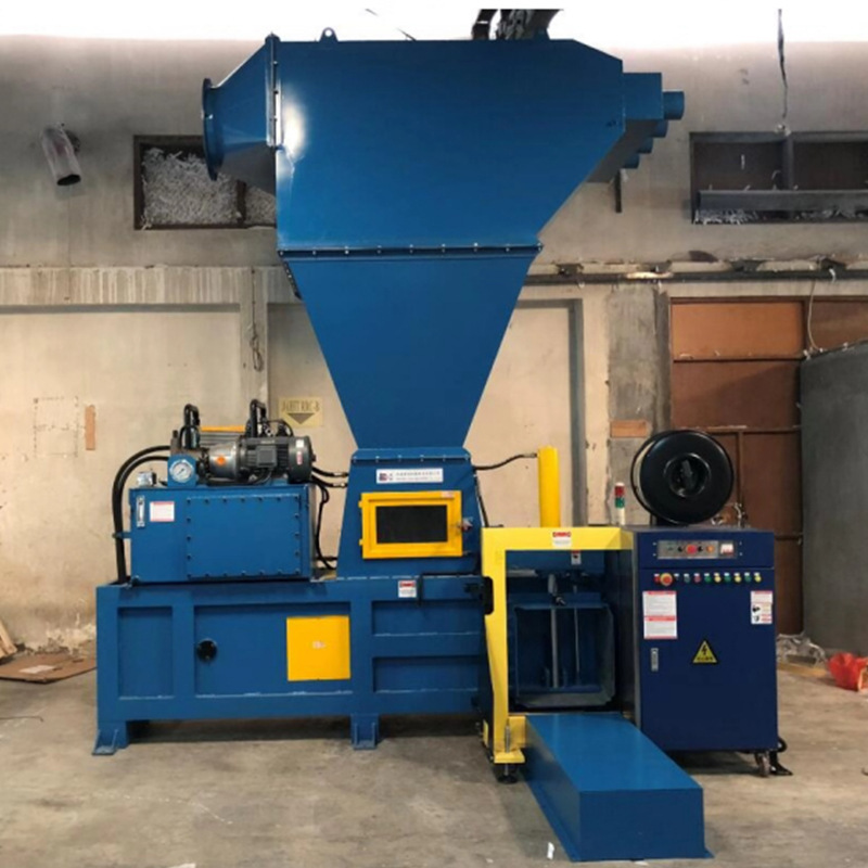 文件销毁中心用全自动粉碎销毁打包一体机 大批量保密文件销毁机