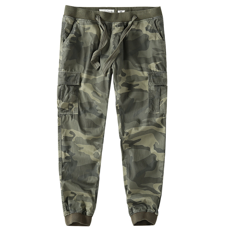 Ameikaji Men's Jogger Casual Pants, Youth Camouflage Cargo Pants, Men's Loose Sports Pants, Wholesale Thickened