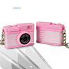 Small camera, necklace, keychain, purse, phone case, accessory, pendant, makes sounds