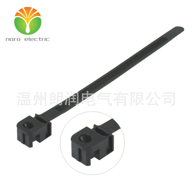 汽车扎带 一体式焊接螺栓固定扎带  PP9102202