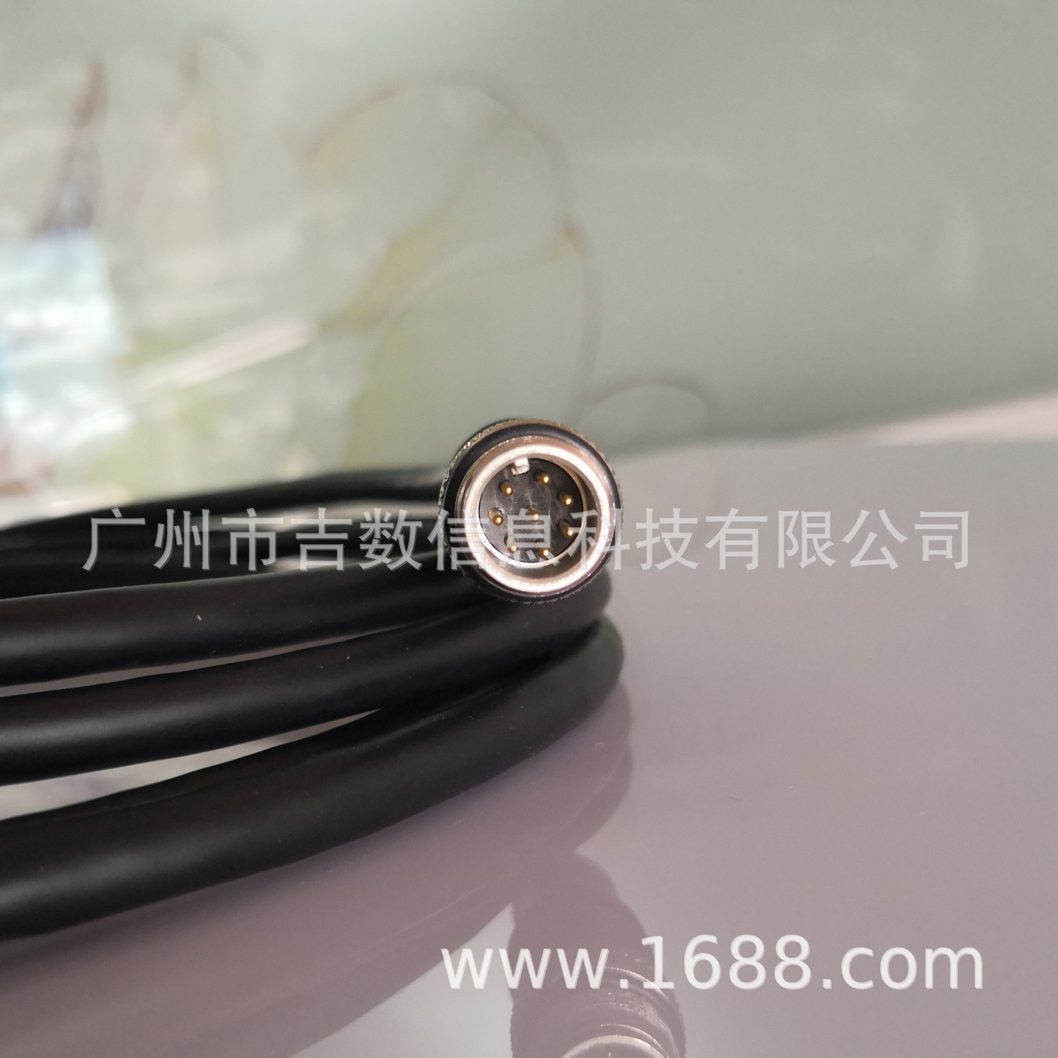 V430-WE-5M(CN) X86智能相机 M12 8Pin 工业以太网数据线缆 防水