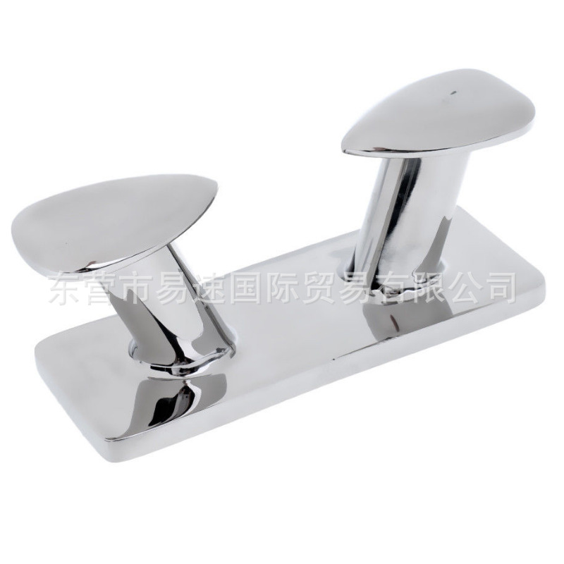 厂家直供  不锈钢船用缆桩 铁板凳6“8”10“12” 游艇五金有库存