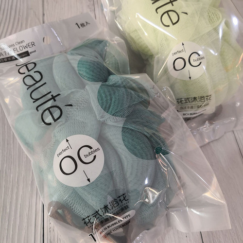 Wholesale European version bath ball, long bath flower, extended bath bar foaming bath set