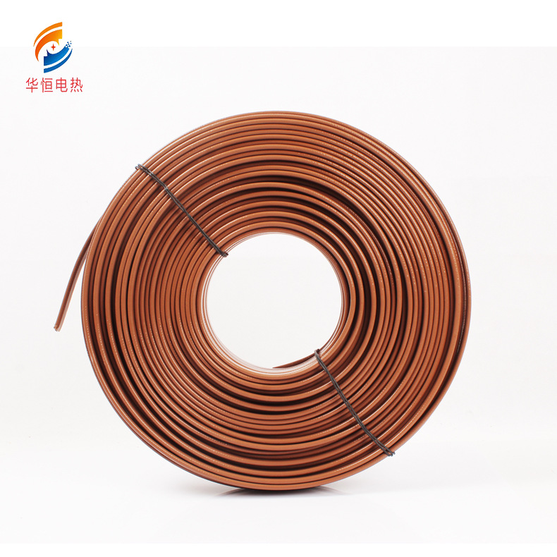 Medium temperature reinforced anti-corrosion type self limiting temperature electric heating belt, m
