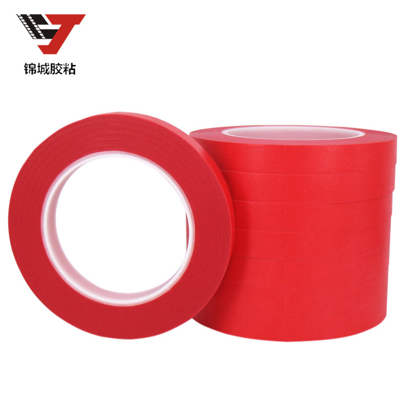 Jincheng adhesivo de alta temperatura resistente belleza roja pintura placa de circuito sin fisuras blindaje PCB tablero compuesto cinta adhesiva papel