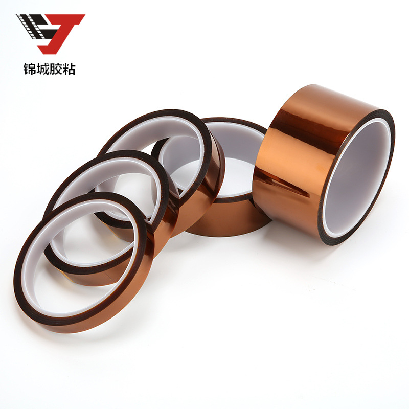 Pi poliimida dedo de oro kapton marrón resistente a altas temperaturas delgado no residual aislante de aluminio BGA pegamento de alta temperatura