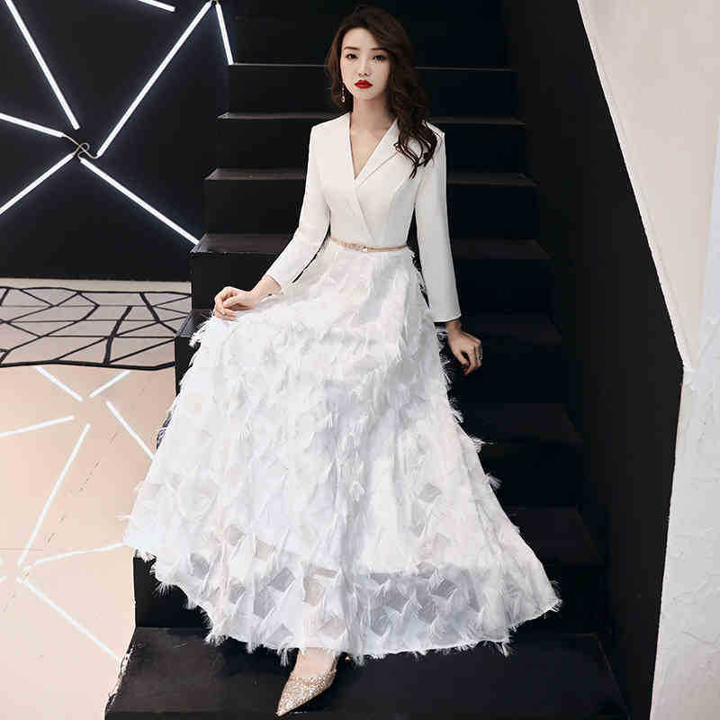 Evening Dress for Women 2026 New Winter and Autumn Elegant Long Dress for Banquet, Runway Show, Hostess, Annual Meeting, Evening Gown